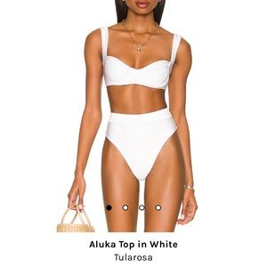 Tularosa Aluka Bikini Set in White Size Small